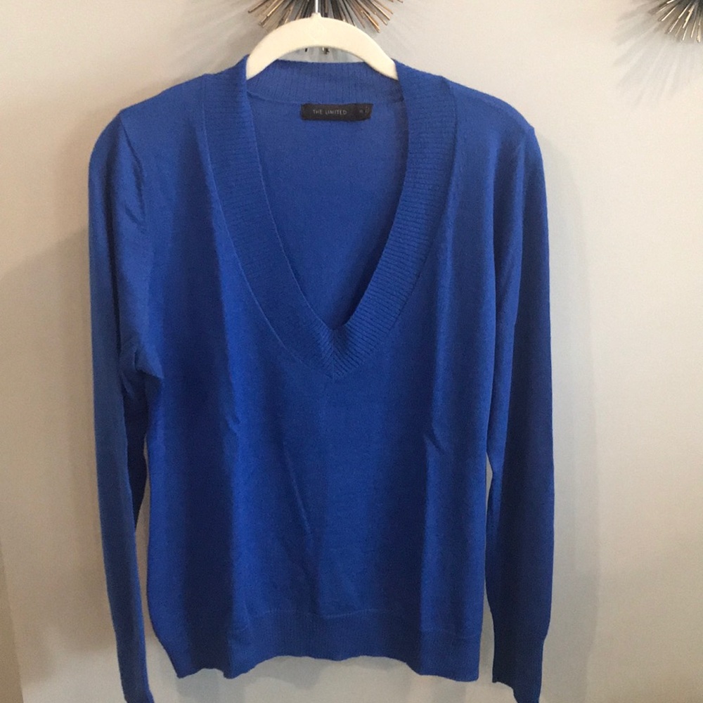 The Limited V-neck wool sweater